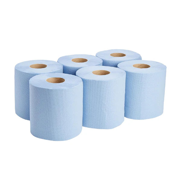 Saxons 2 Ply 6 Roll Blue Roll